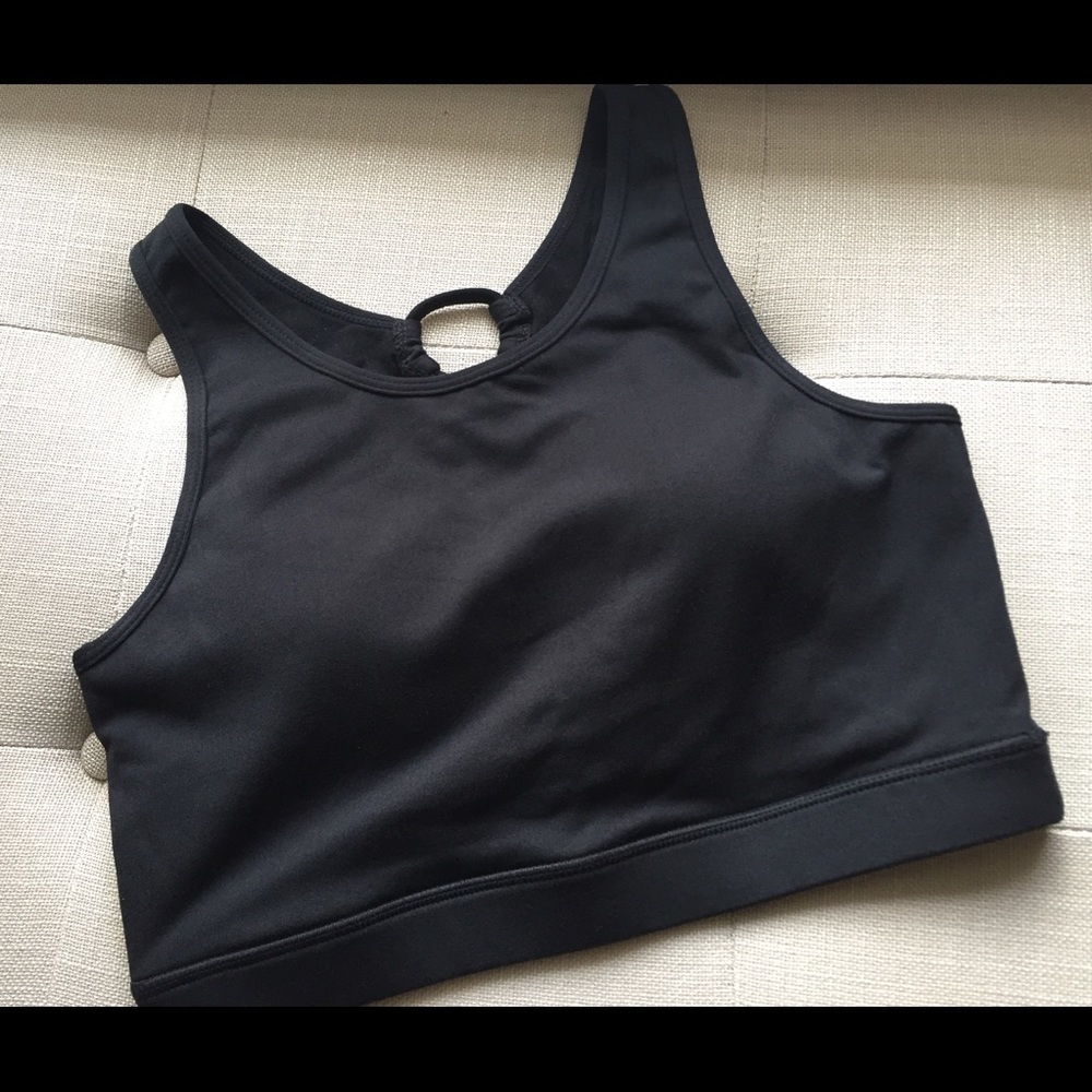 LACE BACK SPORTS CROP - Picture 5 of 6